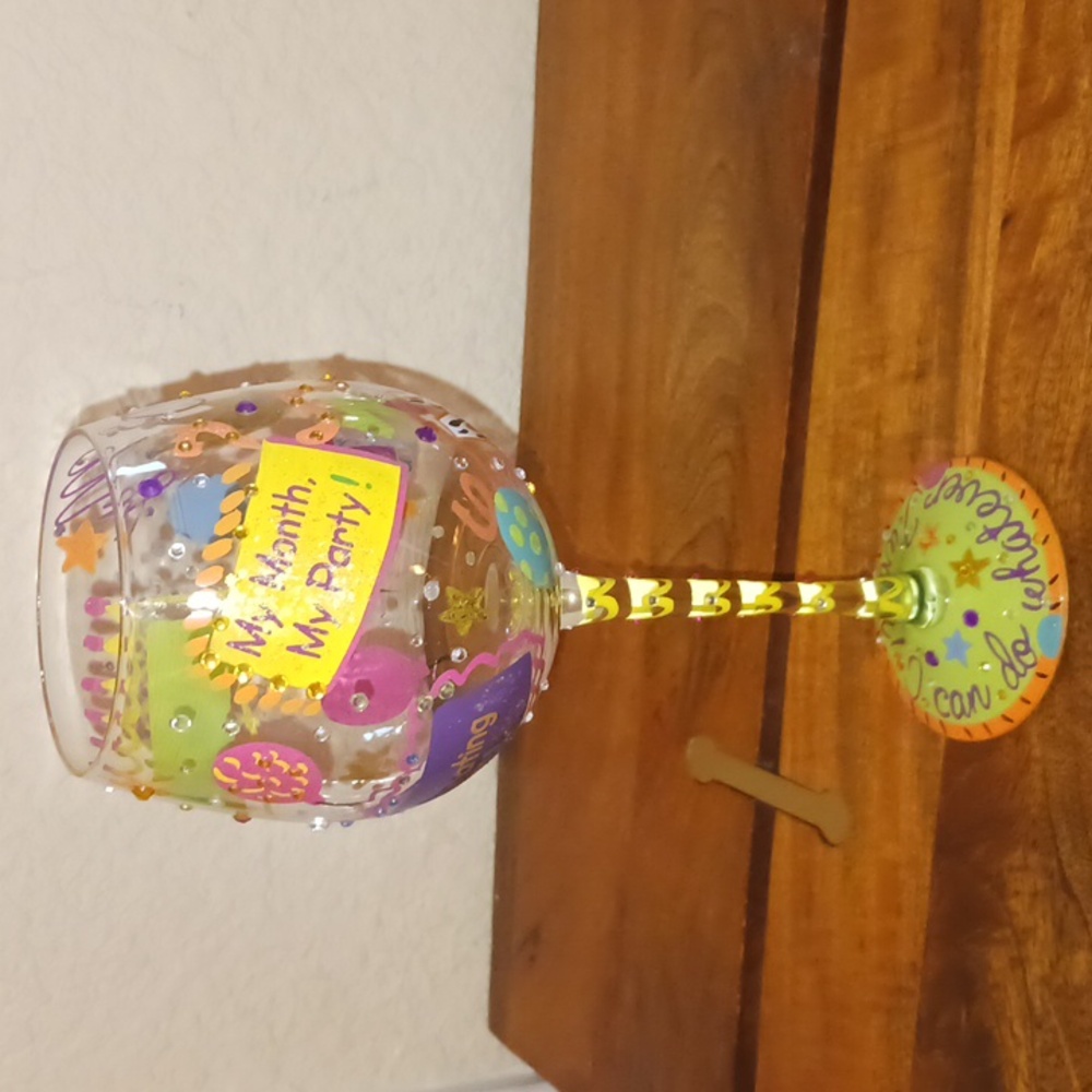 LOLITA "Birthday" wine glass - Picture 5 of 10